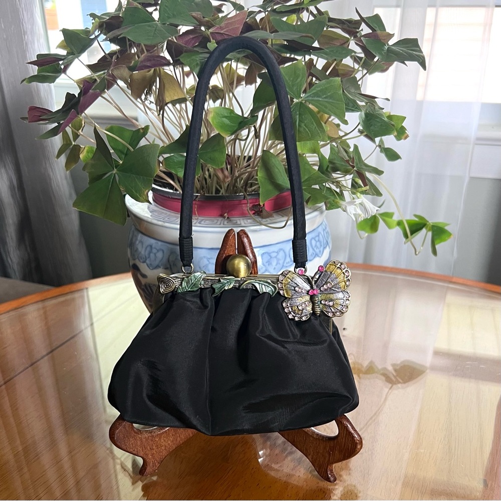 COPY - Mini Orated Framed Purse Black Good Condition